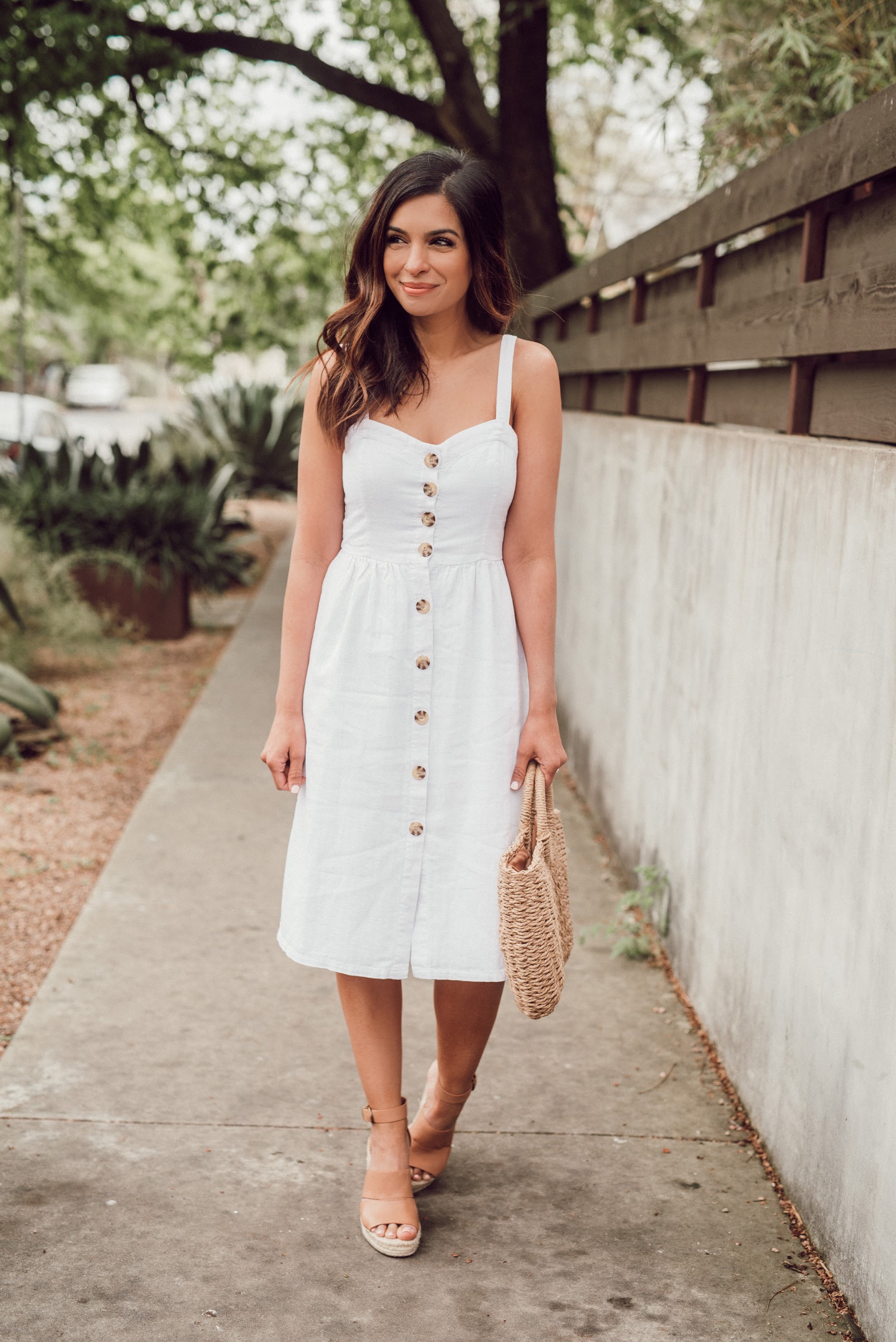 abercrombie white dress