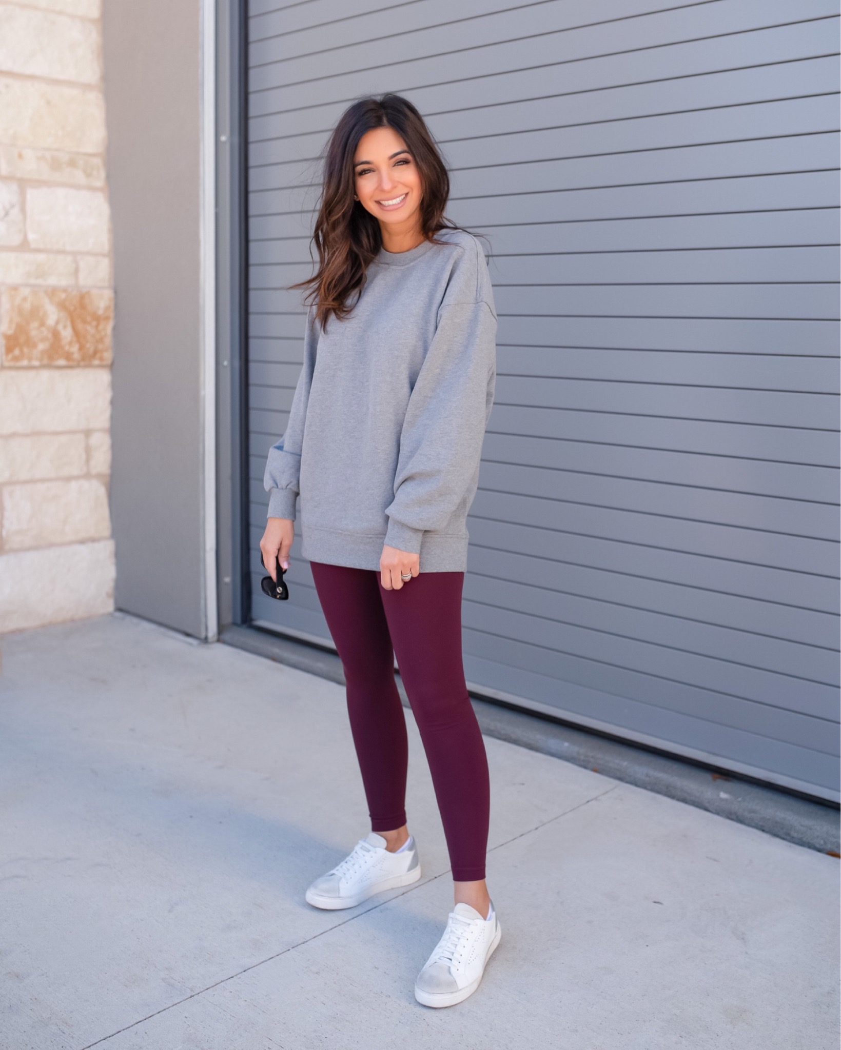 Burgundy Leggings Outfits (10 ideas & outfits)
